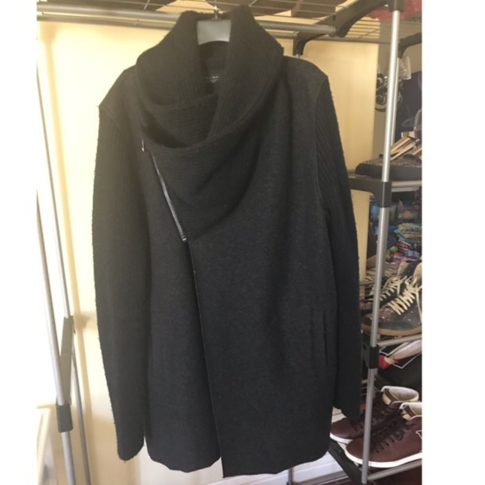 Dark Grey / Black Zara Mens Sweater